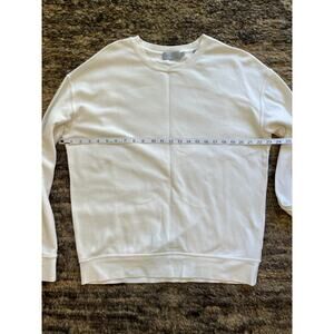 Men’s Vince Large Off White Sweatshirt Crewneck French Terry